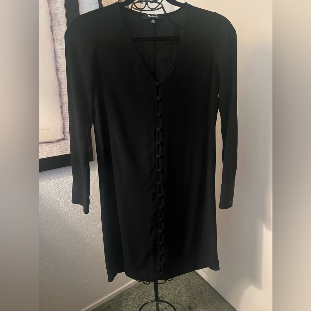 Madewell button down long sleeve dress